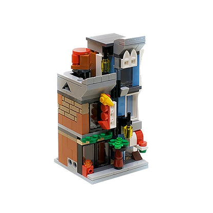 Mini Modular Detective Office MOC Building Kit | Mystery City Architecture - 3
