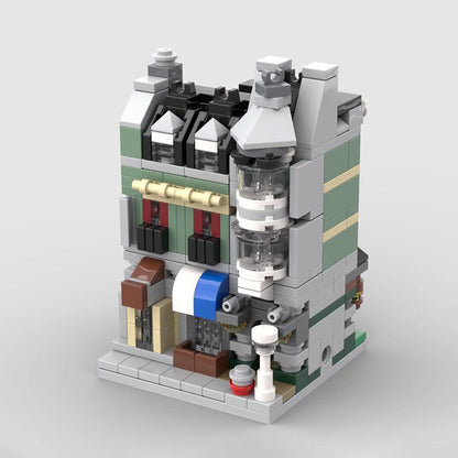 Mini Modular Green Grocer Building Kit | LEGO-Compatible MOC - 3