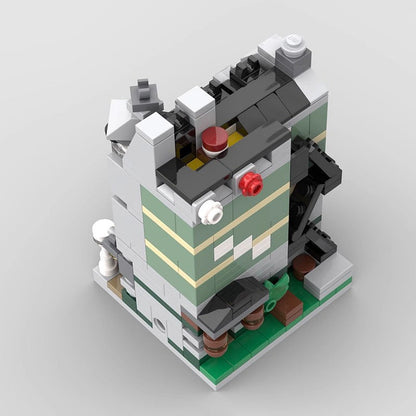 Mini Modular Green Grocer MOC Building Kit | City Store Architecture - 4