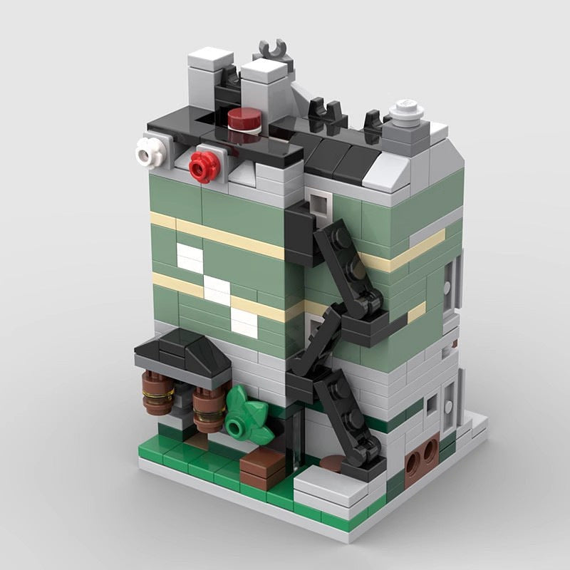 Mini Modular Green Grocer MOC Building Kit | City Store Architecture - 5