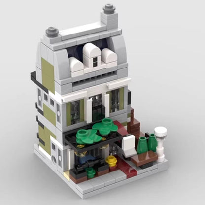 Mini Modular Parisian Restaurant Building Kit | Compatible MOC - 5