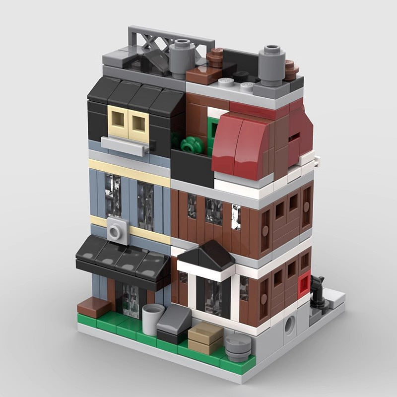 Mini Modular Pet Shop MOC Building Kit | City Storefront Architecture - 3