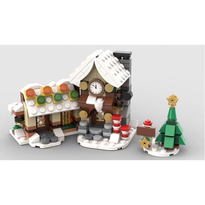 Mini Santa's Workshop Building Kit | LEGO-Compatible MOC - 4