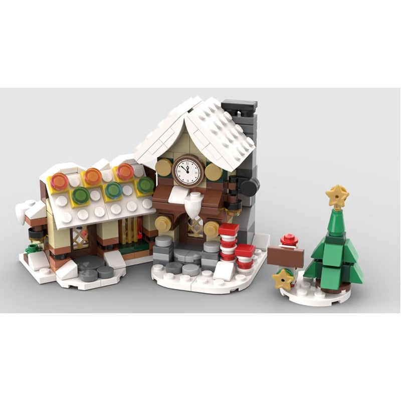 Mini Santa's Workshop Building Kit | LEGO-Compatible MOC - 6