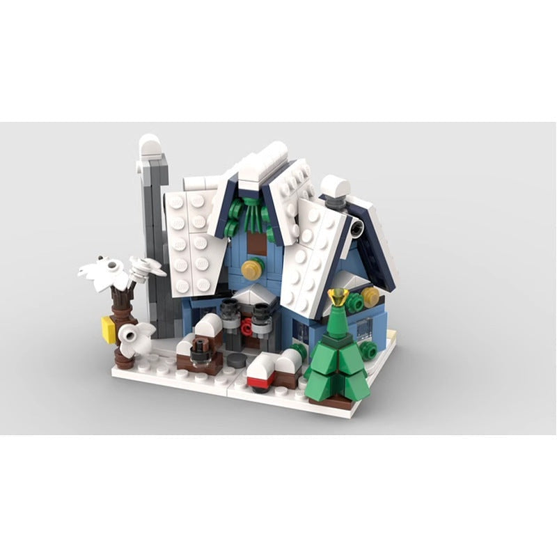Mini Santa Visit MOC Building Kit | Christmas Character Diorama - 6
