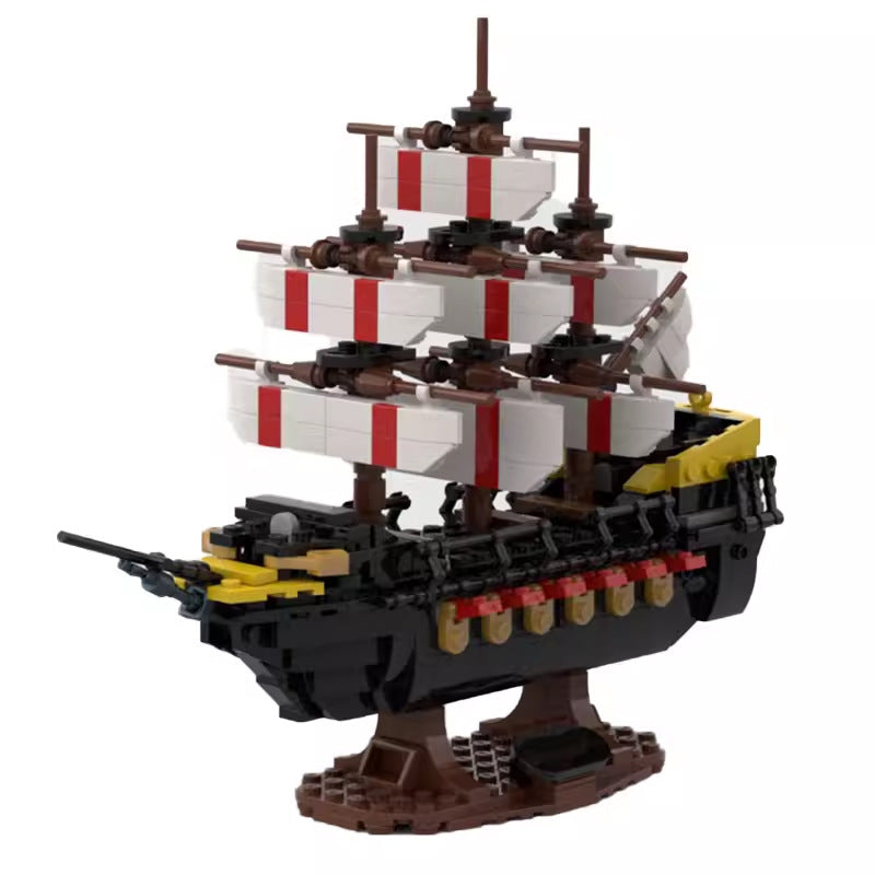 Mini War Ship Building Kit | LEGO-Compatible MOC - 3