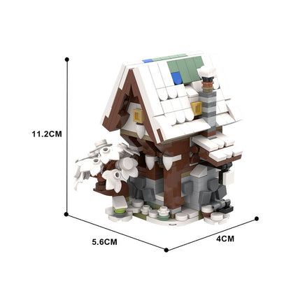 Mini Winter Blacksmith MOC Building Kit | Medieval Forge Workshop - 3