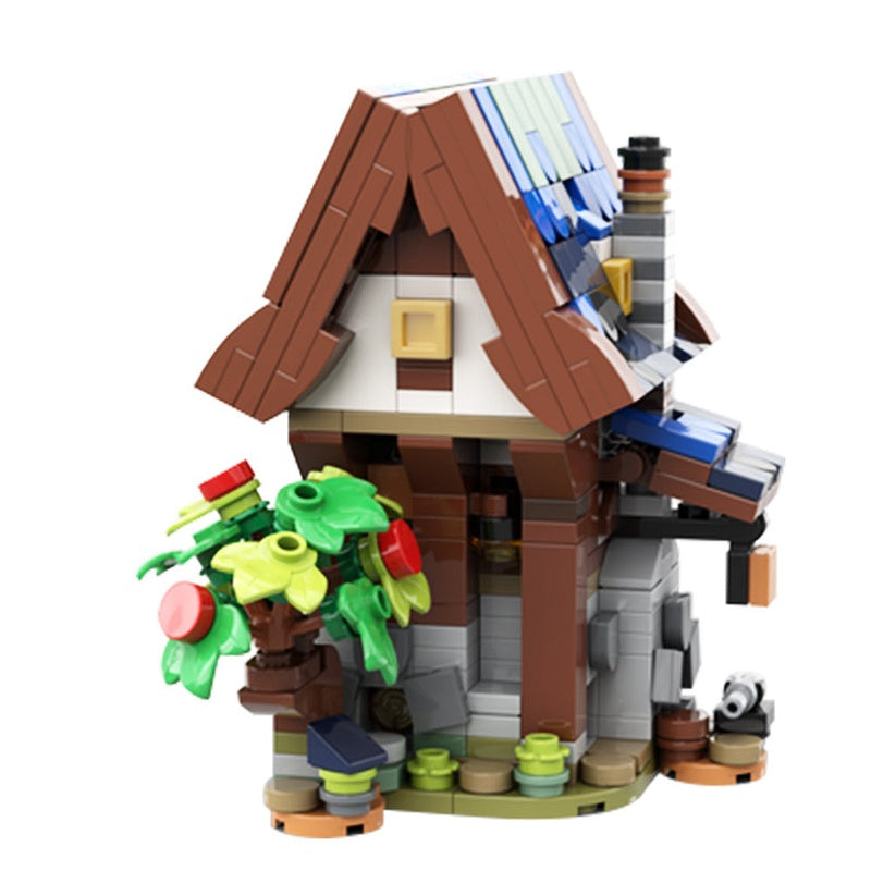 Mini Winter Blacksmith MOC Building Kit | Medieval Forge Workshop - 8