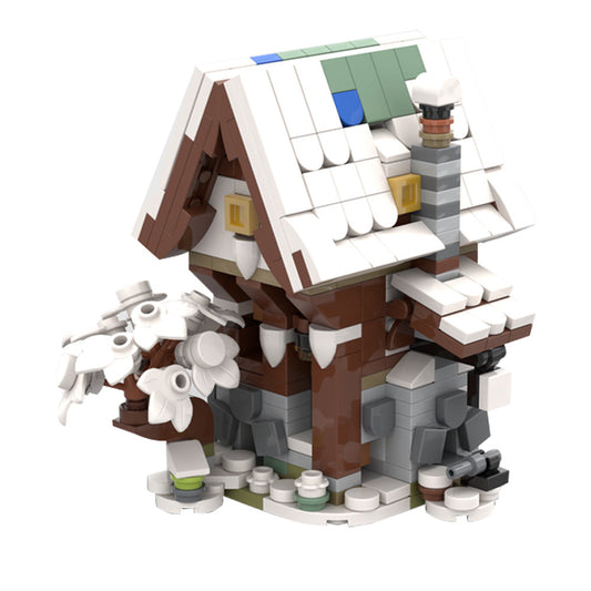 Mini Winter Medieval Blacksmith MOC Building Kit | LEGO-Compatible MOC - 1