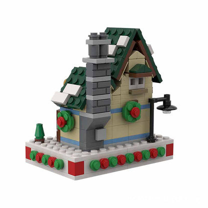 Mini Winter Post Office MOC Building Kit | Christmas Village Architecture - 4