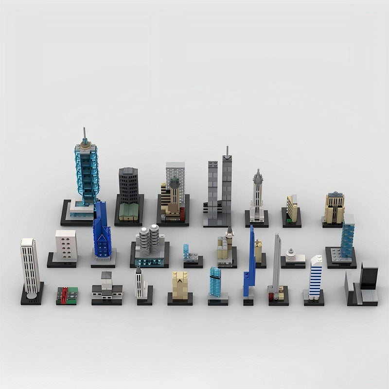 Mini World Landmark Skyline Building Kit | LEGO-Compatible MOC - 3