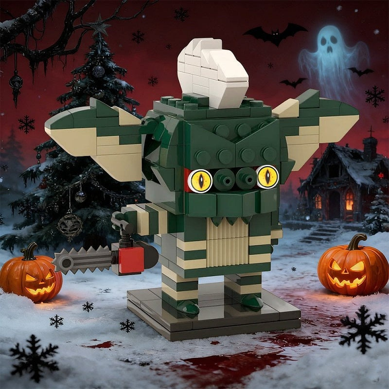 Mischievous Green Creature MOC Monster Figure Building Kit | Fantasy Model - 4