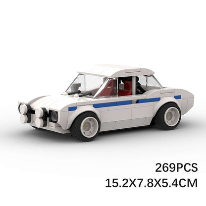 MK1 Classic Rally Car Building Kit | 8-Wide LEGO-Compatible MOC - 6