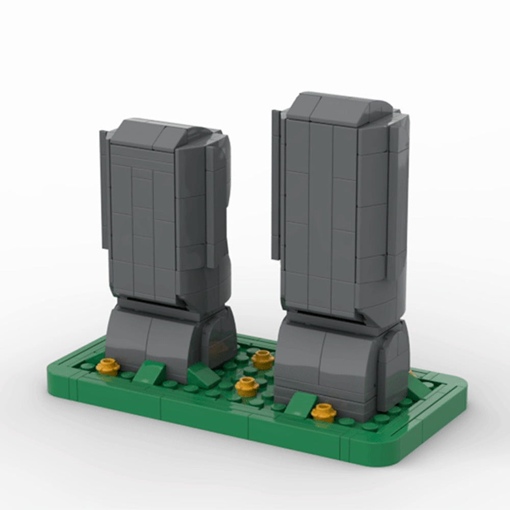 Moai Building Kit | Easter Island Statues | LEGO-Compatible MOC - 3