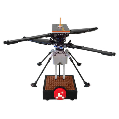 moc-51015 nasa mars helicopter ingenuity - 735 pcs - 2