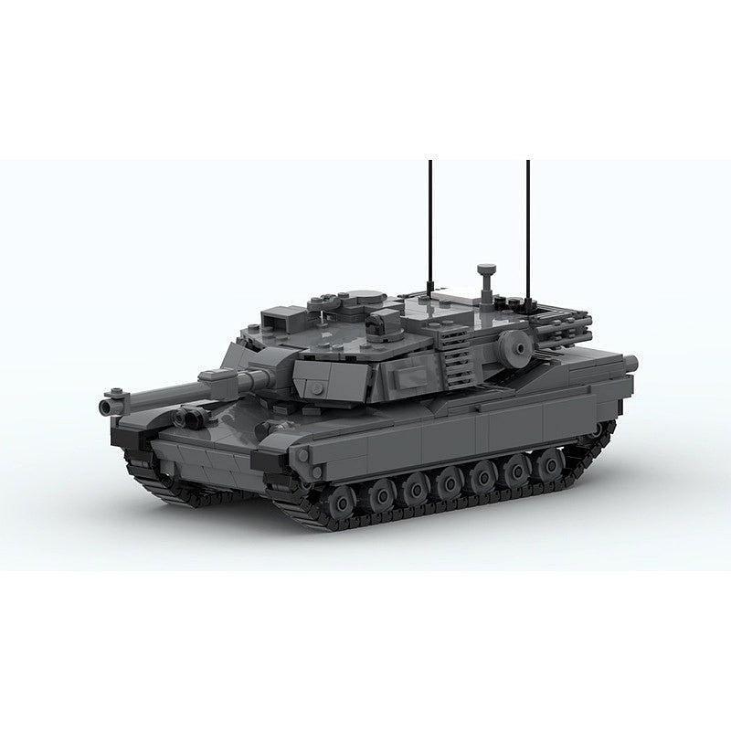 MOC M1A2 Main Battle Tank Building Kit – Modern Armored Vehicle Model - 2