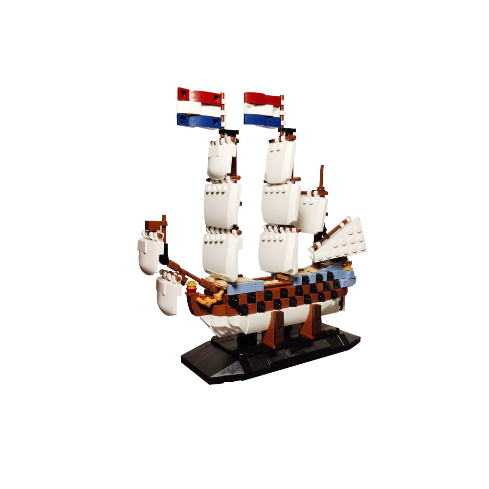 Model ship of the Zeven Provinciën Building Kit | LEGO-Compatible MOC - 1