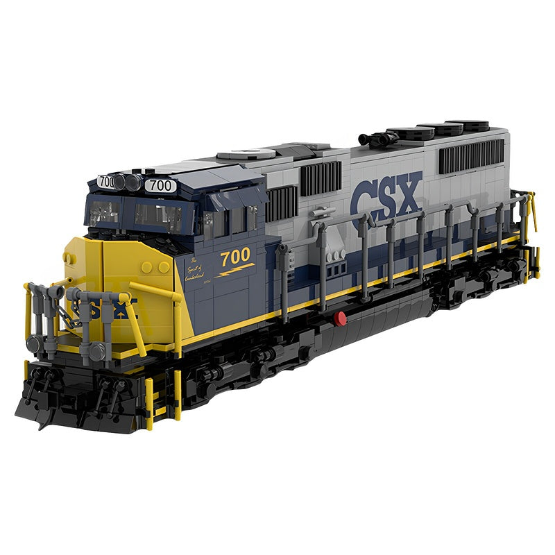 Modern AC Freight Diesel Locomotive MOC Building Kit - 1