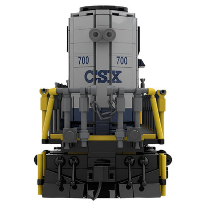 Modern AC Freight Diesel Locomotive MOC Building Kit - 2
