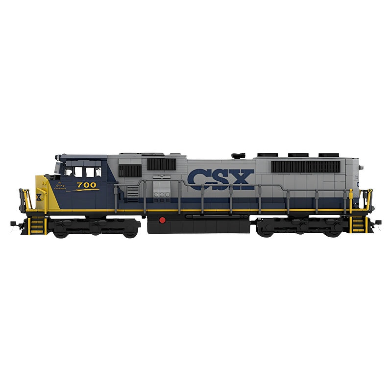 Modern AC Freight Diesel Locomotive MOC Building Kit - 3