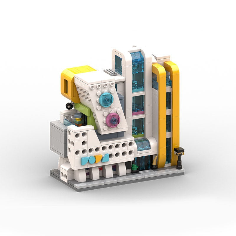 Modern Art Museum Modular Building Kit | Contemporary Gallery Display Model - 4