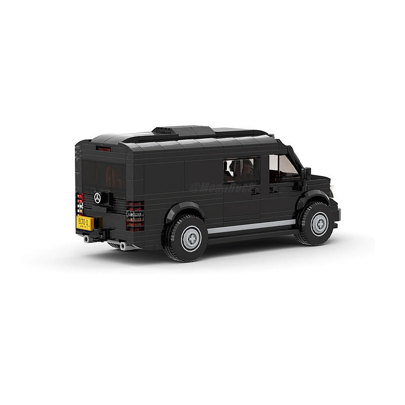 Modern Cargo Delivery Van MOC Building Kit | Commercial Vehicle Model - 2
