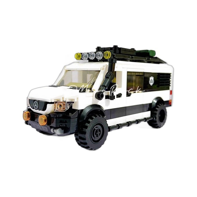 Modern Cargo Delivery Van MOC Building Kit | Commercial Vehicle Model - 4