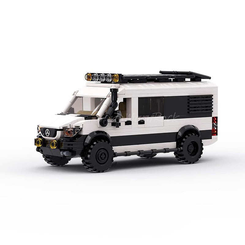 Modern Cargo Delivery Van MOC Building Kit | Commercial Vehicle Model - 5