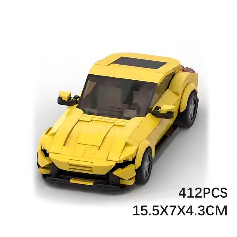 Modern Italian V8 Grand Tourer Sports Car Building Kit | LEGO-Compatible MOC - 4