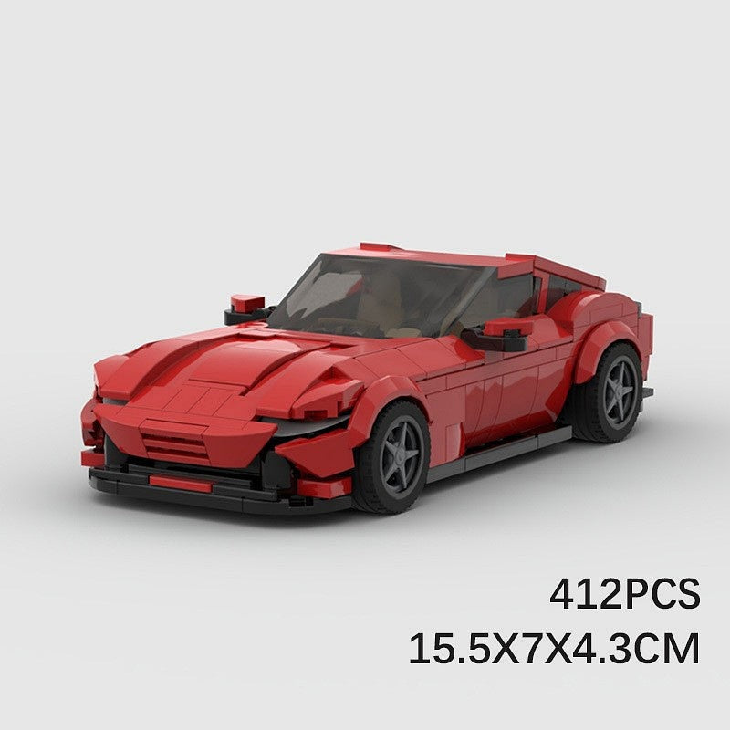 Modern Italian V8 GT MOC Sports Car Building Kit | Vehicle Model - 6