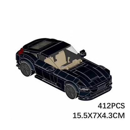 Modern Italian V8 GT MOC Sports Car Building Kit | Vehicle Model - 9
