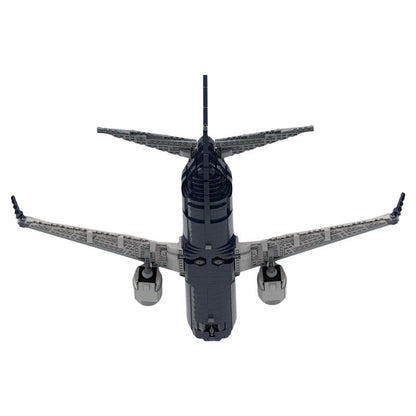 Modern Narrow-Body Twinjet Airliner MOC Building Kit - 3