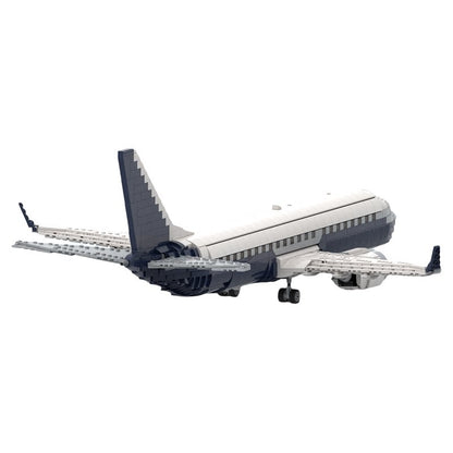 Modern Narrow-Body Twinjet Airliner MOC Building Kit - 4