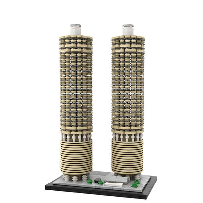 Modern Skyline Skyscraper MOC Building Kit | City Landmark Display Model - 1