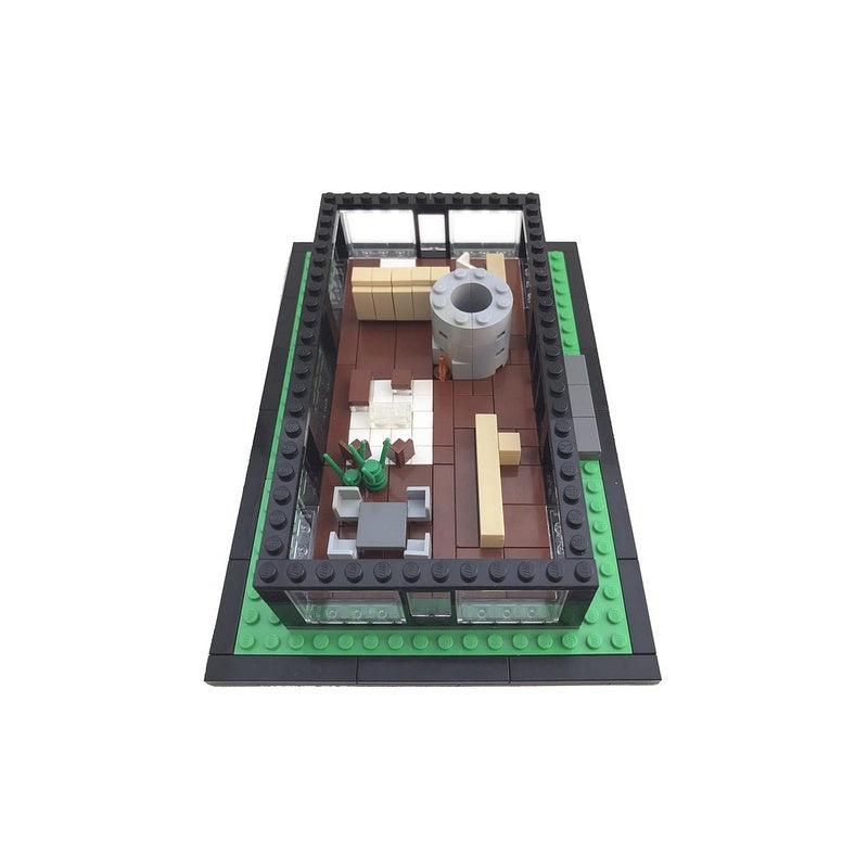 Modernist Glass House Residence MOC Building Kit - 3