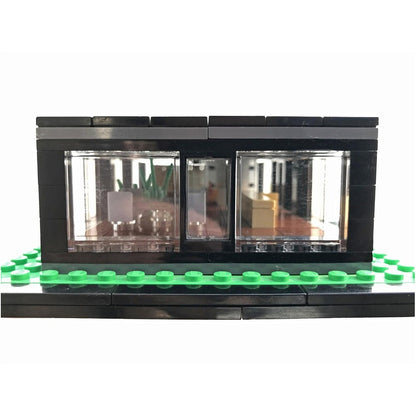 Modernist Glass House Residence MOC Building Kit - 5