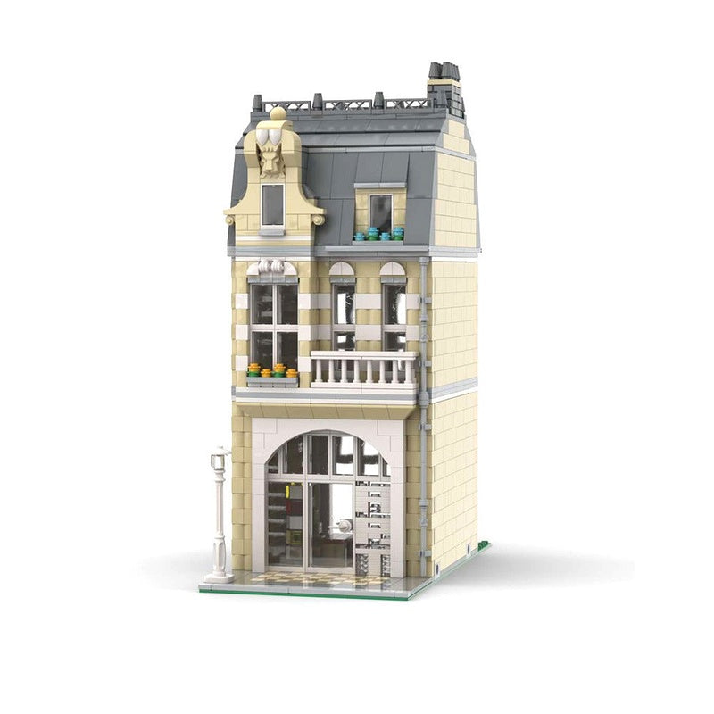 Modular Art Gallery MOC Building Kit | Modern Exhibition Display Model - 3