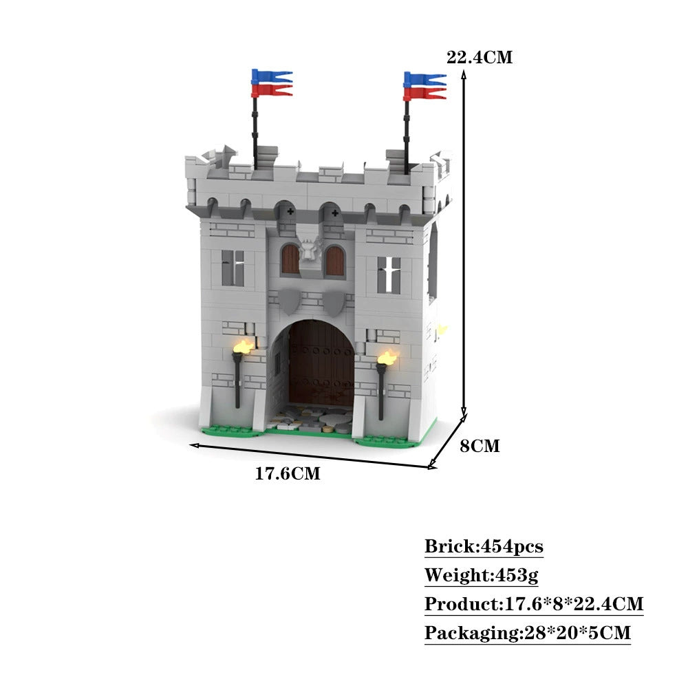 Modular Castle Gatehouse Building Kit | LEGO-Compatible MOC - 3