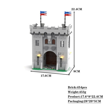 Modular Castle Gatehouse Building Kit | LEGO-Compatible MOC - 3