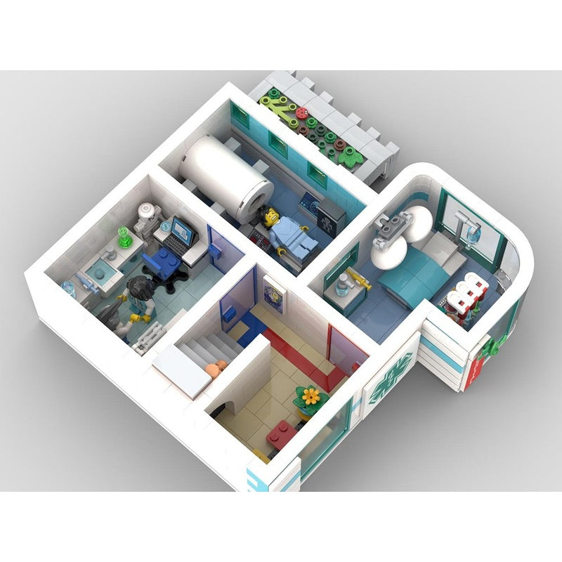 Modular City Hospital MOC Medical Center Building Kit - 3