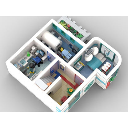 Modular City Hospital MOC Medical Center Building Kit - 3