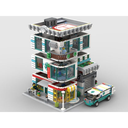 Modular City Hospital MOC Medical Center Building Kit - 5