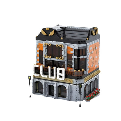 Modular CLUB MOC Building Kit | Modern City Entertainment Architecture - 1