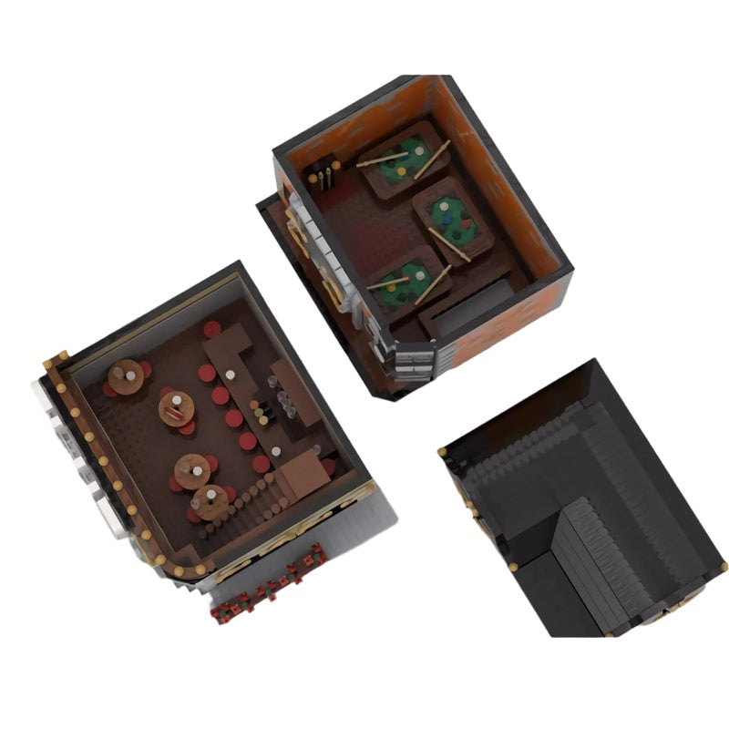 Modular CLUB MOC Building Kit | Modern City Entertainment Architecture - 2