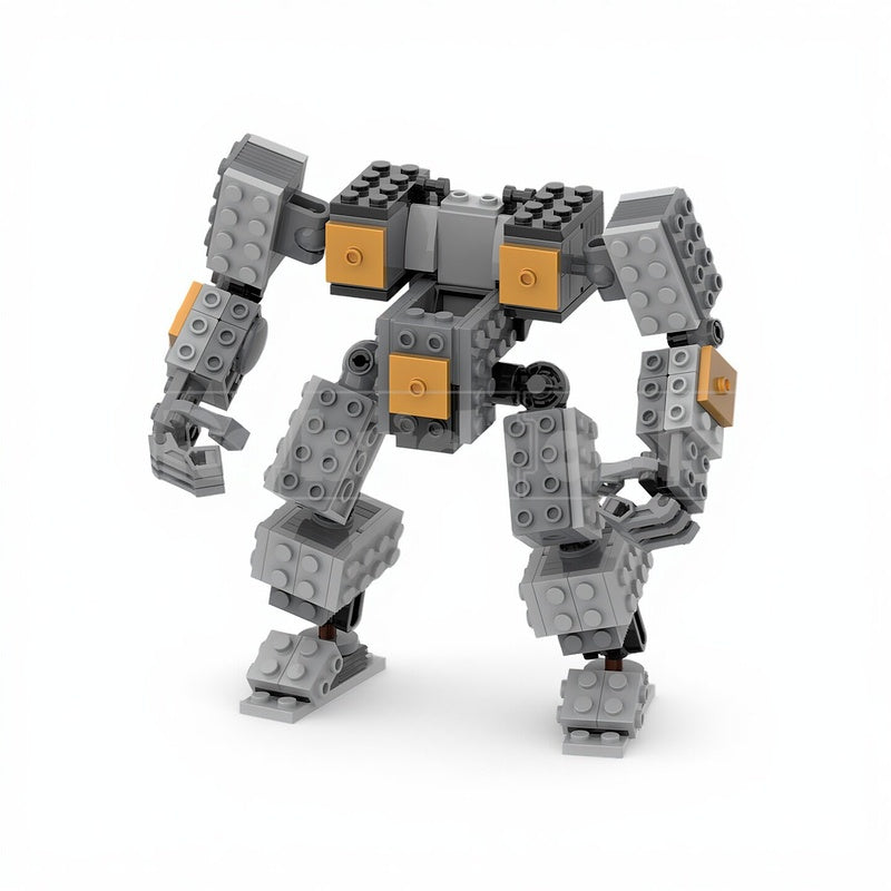 Modular Gray Articulated Mech Frame MOC Building Kit - 1