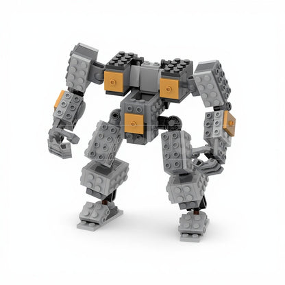 Modular Gray Articulated Mech Frame MOC Building Kit - 1