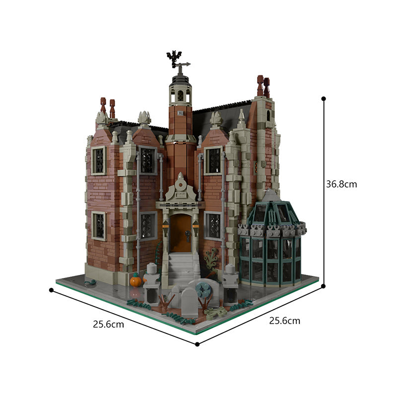 Modular Haunted Mansion Building Kit | LEGO-Compatible MOC - 4