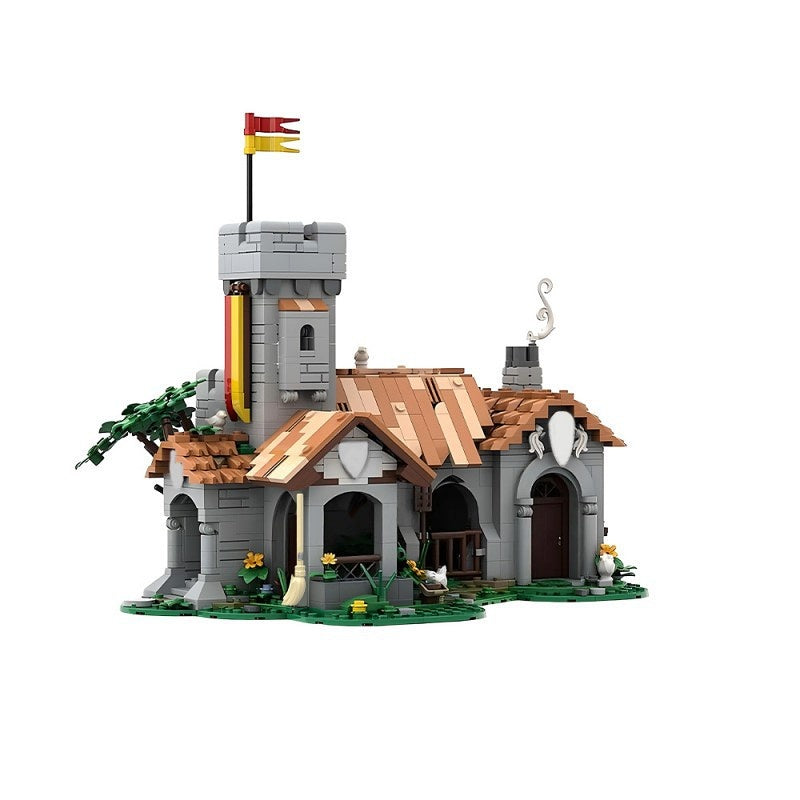 Modular Medieval Royal Horse Stable  Building Kit | LEGO-Compatible MOC - 2