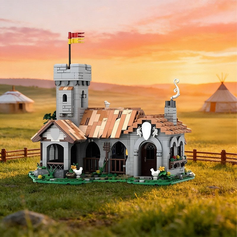 Modular Medieval Royal Horse Stable  Building Kit | LEGO-Compatible MOC - 4