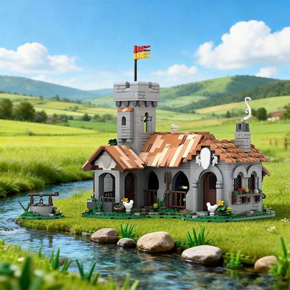 Modular Medieval Royal Horse Stable  Building Kit | LEGO-Compatible MOC - 5